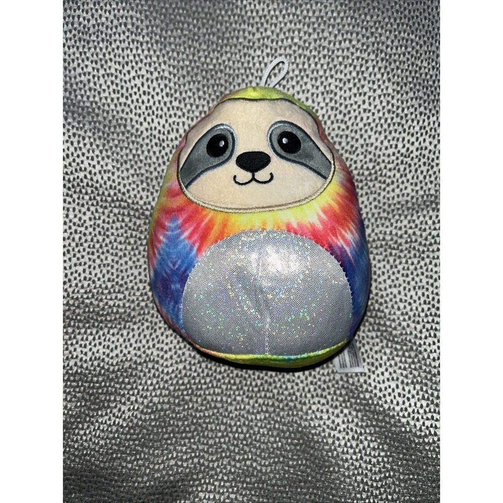 Peek A Boo Plush Tie Dyed Sloth‎ Small 7"